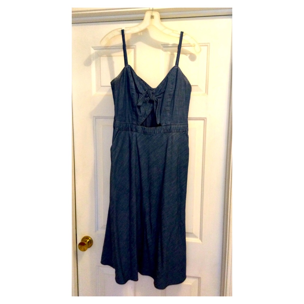 Abercrombie denim cutout dress
